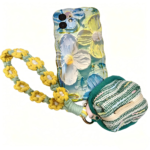 Green Flower Phone Case Set
